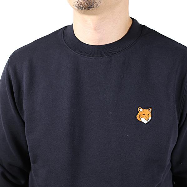 新品未着用 メゾンキツネ フォックスヘッドクルーネックスウェットトレーナー MAISON KITSUNE（メゾン キツネ） スウェットシャツ Fox Head Regular