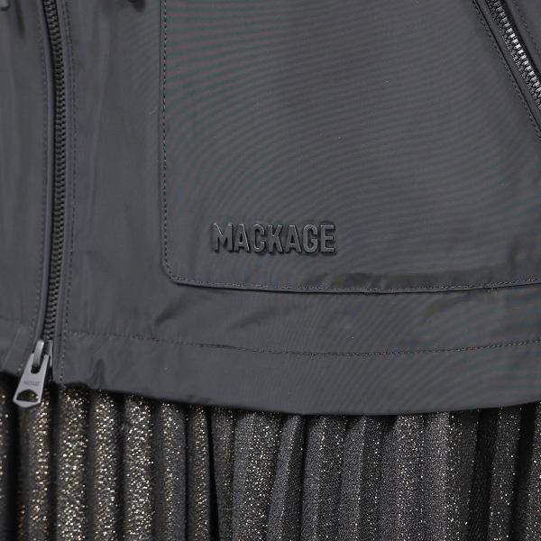 MACKAGE マッカージュ ジャケット KERYN Light Jacket P003336 0001 レディース ライトジャケット アウター スタンドカラー フード付きの画像