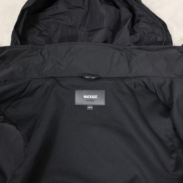 MACKAGE マッカージュ ジャケット KERYN Light Jacket P003336 0001 レディース ライトジャケット アウター スタンドカラー フード付きの画像