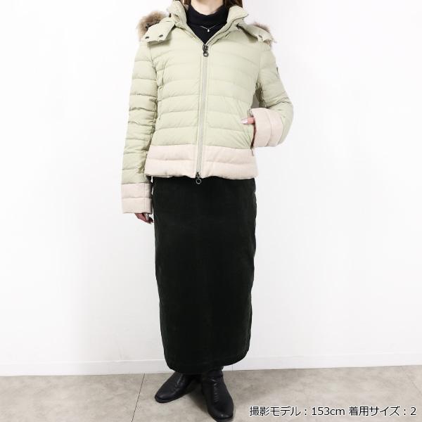 TATRAS タトラス ダウンジャケット VARENA Down Jacket ヴァレナ LTKE21A4164-D レディース アウター ファー フード付き ロゴパッチ ショート丈の画像