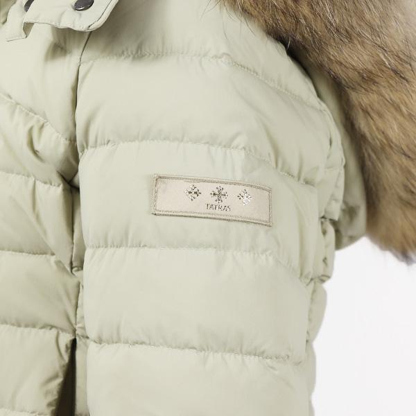 TATRAS タトラス ダウンジャケット VARENA Down Jacket ヴァレナ LTKE21A4164-D レディース アウター ファー フード付き ロゴパッチ ショート丈の画像