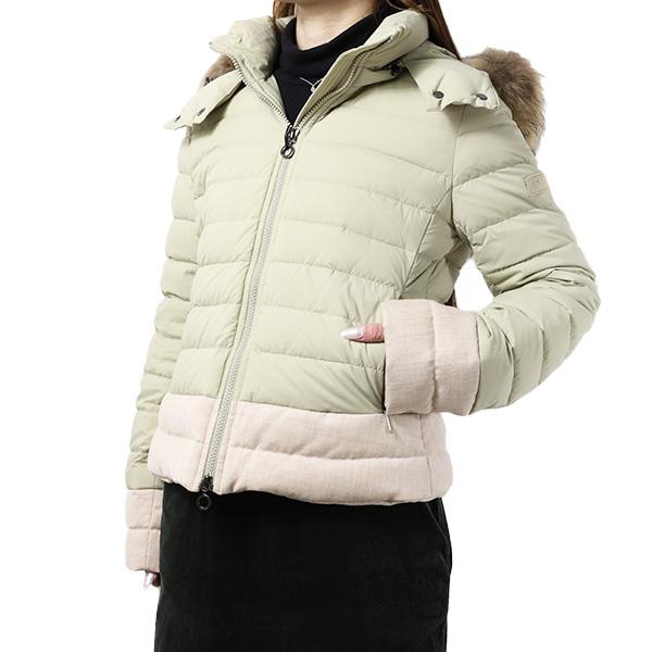 TATRAS タトラス ダウンジャケット VARENA Down Jacket ヴァレナ LTKE21A4164-D レディース アウター ファー フード付き ロゴパッチ ショート丈の画像