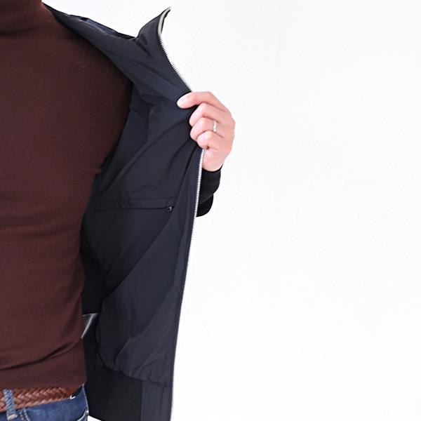 MACKAGE マッカージュ ダウンジャケット ANDREW-Z メンズ ニット 切り替え フード付き コンビブルゾン アウターの画像