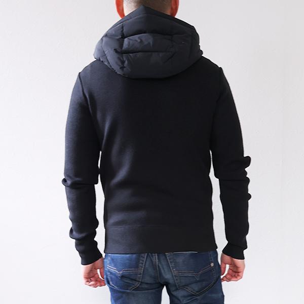 MACKAGE マッカージュ ダウンジャケット ANDREW-Z メンズ ニット 切り替え フード付き コンビブルゾン アウターの画像
