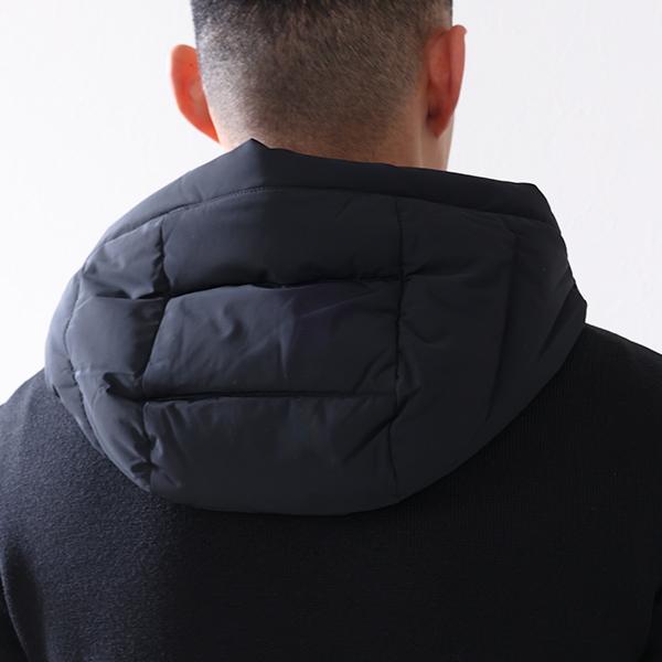 MACKAGE マッカージュ ダウンジャケット ANDREW-Z メンズ ニット 切り替え フード付き コンビブルゾン アウターの画像