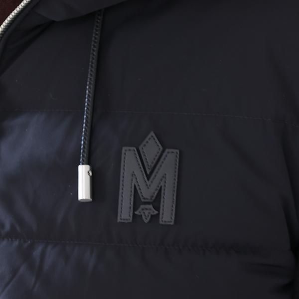 MACKAGE マッカージュ ダウンジャケット ANDREW-Z メンズ ニット 切り替え フード付き コンビブルゾン アウターの画像