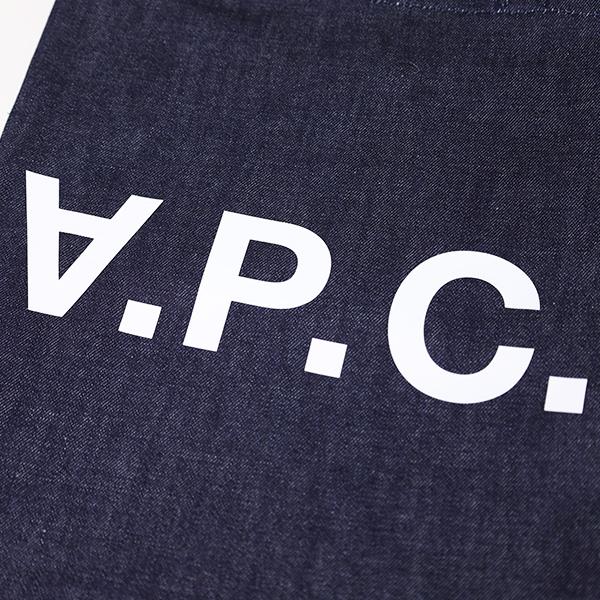 A.P.C. アーペーセー トートバッグ Laure Tote Bag COHIZ M61445 レディース メンズ デニム A4対応の画像