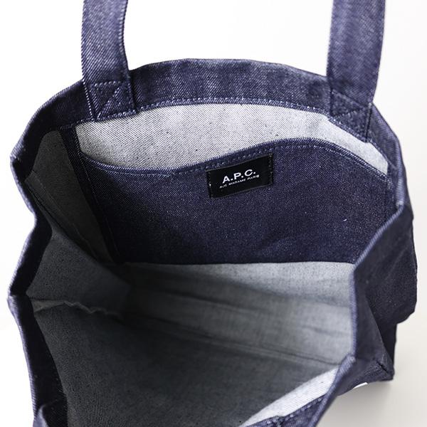 A.P.C. アーペーセー トートバッグ Laure Tote Bag COHIZ M61445 レディース メンズ デニム A4対応の画像