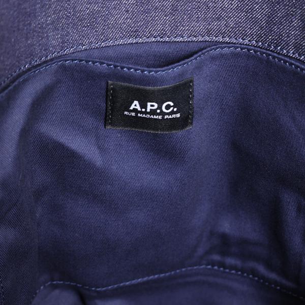 A.P.C. アーペーセー トートバッグ Ninon Tote Bag ニノン COHIZ M61565 レディース メンズ デニム A4対応の画像
