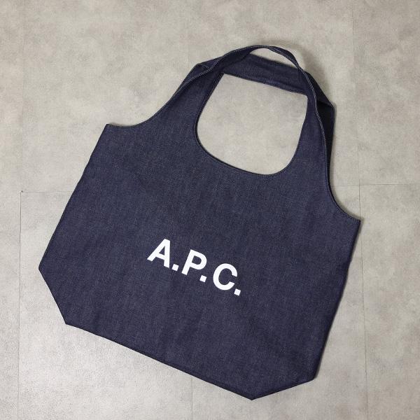 A.P.C. アーペーセー トートバッグ Ninon Tote Bag ニノン COHIZ M61565 レディース メンズ デニム A4対応の画像