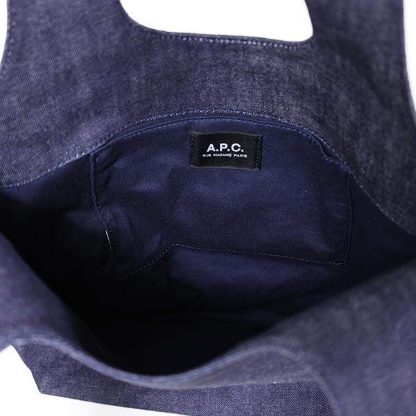 A.P.C. アーペーセー トートバッグ Ninon Small Tote Bag ニノン スモール COHIZ M61861 レディース メンズ デニム A4対応の画像