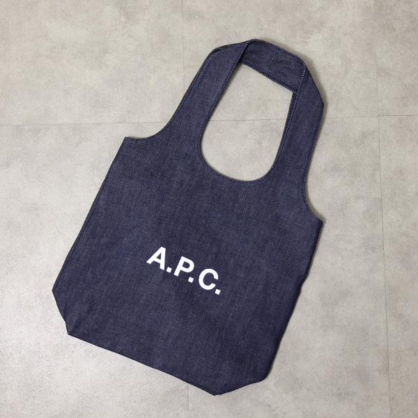 A.P.C. アーペーセー トートバッグ Ninon Small Tote Bag ニノン スモール COHIZ M61861 レディース メンズ デニム A4対応の画像