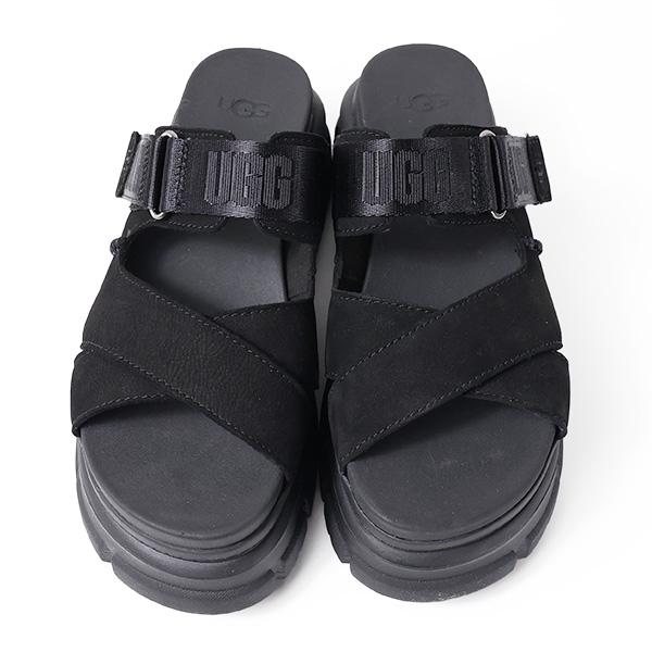 美品✨UGG Ashton Slideブラック 約5cmヒール UGG（アグ） 【LaGアウトレット】UGG サンダル Ashton Slide 1136765