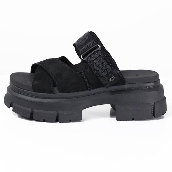 美品✨UGG Ashton Slideブラック 約5cmヒール UGG（アグ） 【LaGアウトレット】UGG サンダル Ashton Slide 1136765