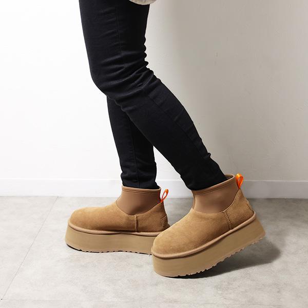 【新品未使用】UGG クラシック　ミニ　ディッパー　パッファー　24cm UGG（アグ） 【LaGアウトレット】UGG ムートンブーツ W CLASSIC MINI