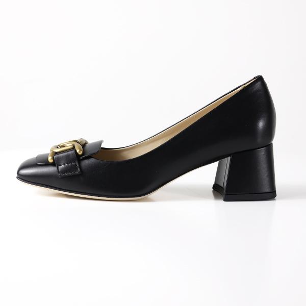 TOD'S トッズ パンプス KATE Pumps ケイト XXW96K0IB80OON XXW96K0IB80SHA レディース レザー メタルチェーン シューズ 靴 LaG Onlinestoreの画像