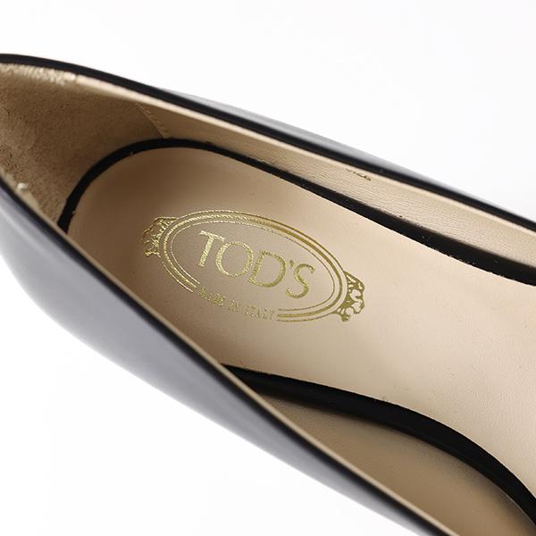 TOD'S トッズ パンプス KATE Pumps ケイト XXW96K0IB80OON XXW96K0IB80SHA レディース レザー メタルチェーン シューズ 靴 LaG Onlinestoreの画像