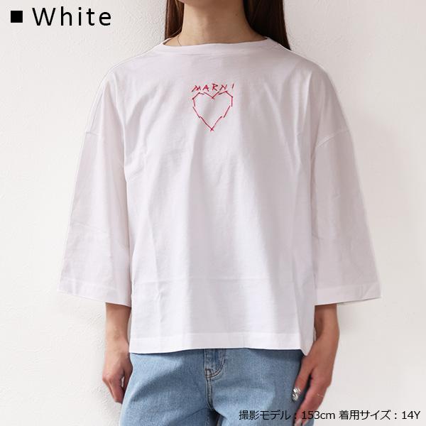 MARNI（マルニ） キッズ Tシャツ Heart Stitch T-Shirts M01680 M00SG