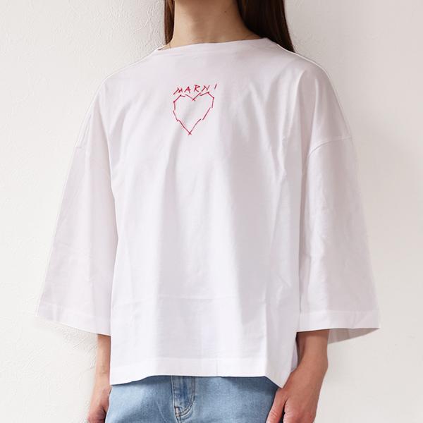 MARNI（マルニ） キッズ Tシャツ Heart Stitch T-Shirts M01680 M00SG
