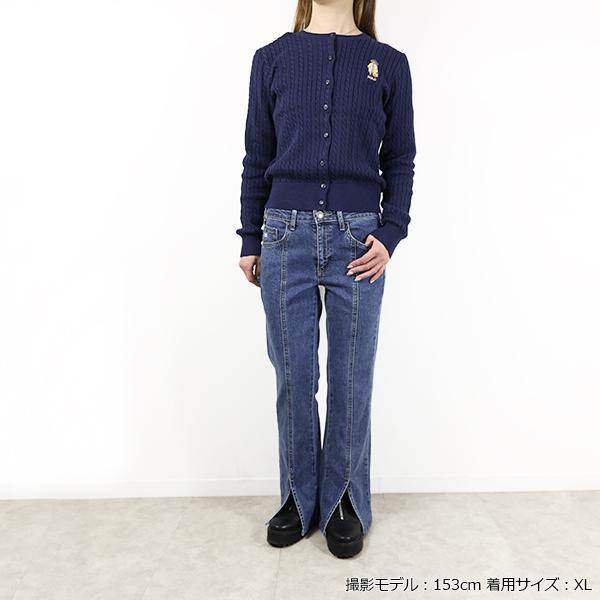 【美品】RALPH LAUREN 薄手 ニットカーディガン POLO RALPH LAUREN（ポロ・ラルフローレン） ガールズ カーディガン