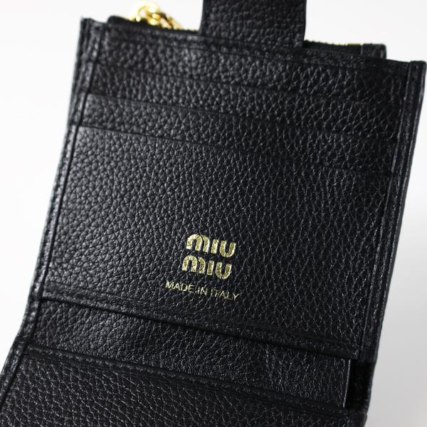 miu miu（ミュウミュウ） 二つ折り財布 Compact Wallet 5ML047 ADT7 