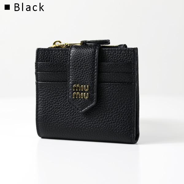 miu miu（ミュウミュウ） 二つ折り財布 Compact Wallet 5ML047 ADT7 