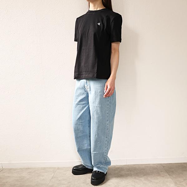 Calvin Klein Jeans カルバンクラインジーンズ Tシャツ Archive Logo Crew Neck T-Shirts 47A219G レディース 半袖 カットソー クルーネック コットンの画像