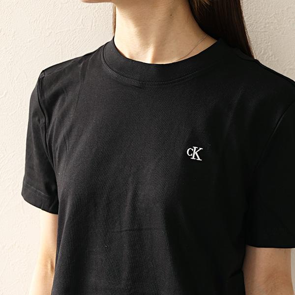 Calvin Klein Jeans カルバンクラインジーンズ Tシャツ Archive Logo Crew Neck T-Shirts 47A219G レディース 半袖 カットソー クルーネック コットンの画像