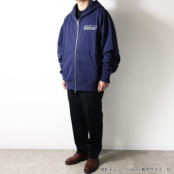 KENZO（ケンゾー） ジップアップパーカー Zipped Up Cotton Hoodie 