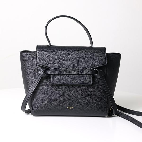 【美品】  CELINE / セリーヌ | NANO BELT BAG ナノベルト 2way ショルダーバッグ | ネイビー | レディース CELINE（セリーヌ） ハンドバッグ 2WAY Belt Bag Nano ベルトバッグ