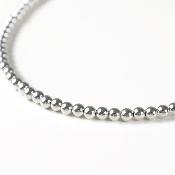 HARPO ハルポ ネックレス Ball Chain Necklace 18inch/5mm レディース ボール ナバホパール シルバー925 silver925 アクセサリーの画像