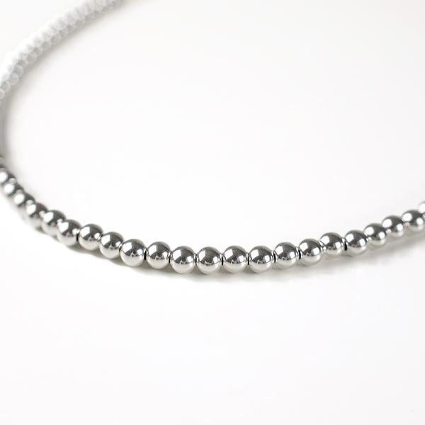 HARPO ハルポ ネックレス Ball Chain Necklace 20inch/5mm レディース ボール ナバホパール シルバー925 silver925 アクセサリーの画像