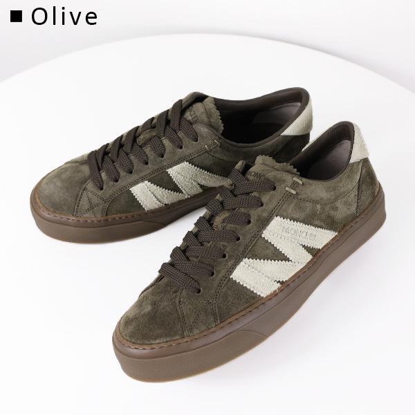MONCLER モンクレール スニーカー Monaco2 Low Top Sneakers 09A 4M00240 M7633 メンズ スエード ローカット シューズ 靴の画像