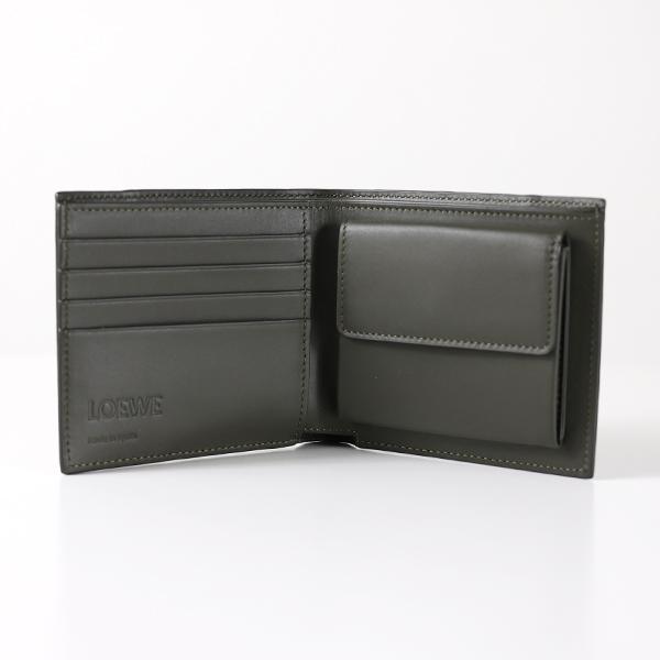LOEWE ロエベ 二つ折り財布 Puzzle Bi-Fold Wallet パズル C510501X14 メンズ レザー ミニ財布 小銭入れあり アナグラムの画像