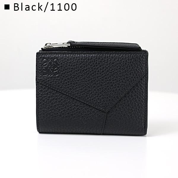LOEWE ロエベ 二つ折り財布 Puzzle Slim Bi-Fold Wallet パズル C510W73X14 メンズ レザー ミニ財布 小銭入れあり アナグラムの画像