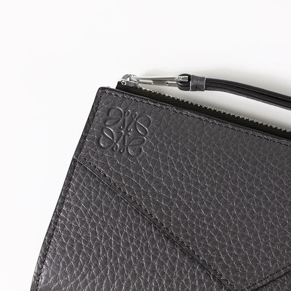 LOEWE ロエベ 二つ折り財布 Puzzle Slim Bi-Fold Wallet パズル C510W73X14 メンズ レザー ミニ財布 小銭入れあり アナグラムの画像