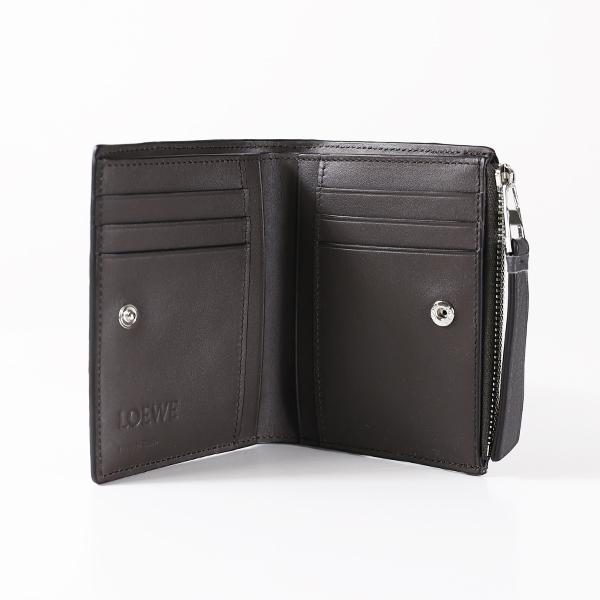 LOEWE ロエベ 二つ折り財布 Puzzle Slim Bi-Fold Wallet パズル C510W73X14 メンズ レザー ミニ財布 小銭入れあり アナグラムの画像