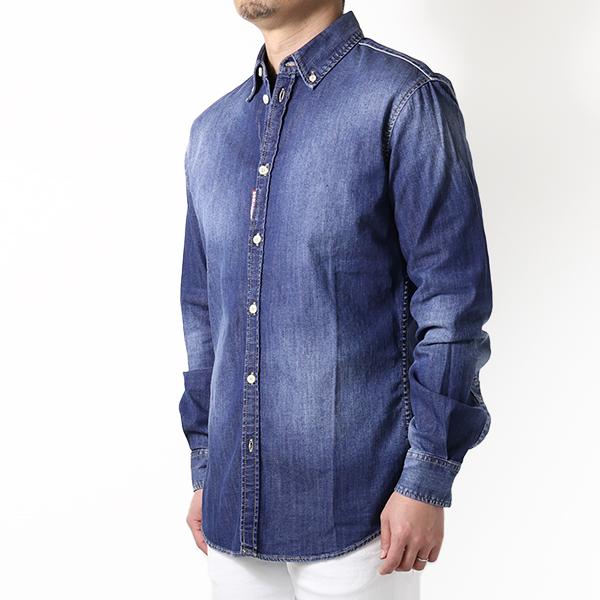DSQUARED2（ディースクエアード） RELAX DAN DENIM SHIRTS S74DM0905