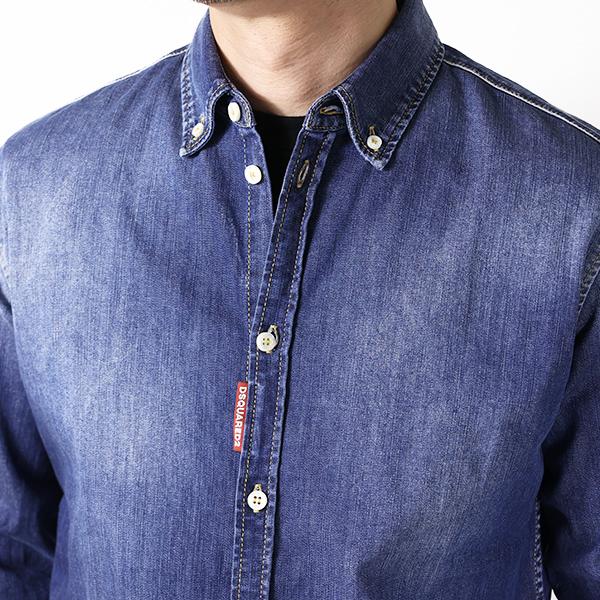 DSQUARED2（ディースクエアード） RELAX DAN DENIM SHIRTS S74DM0905