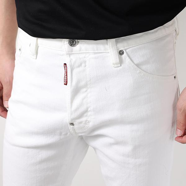 Dsquared2 ディースクエアード ジーンズ COOL GUY JEAN クールガイ S74LB1492 S39781 メンズ デニムパンツ スリムテーパード ストレッチ 5ポケットの画像