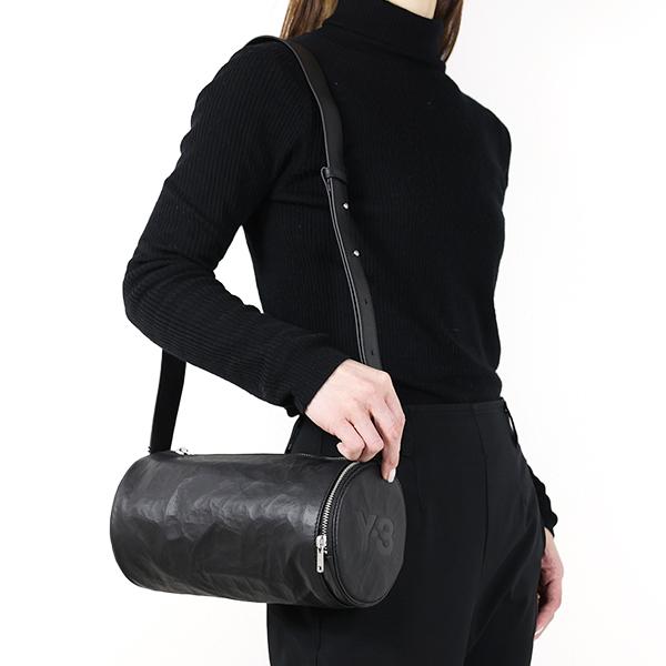Y-3 ワイスリー ショルダーバッグ LEATHER BARREL BAG レザー バレル 