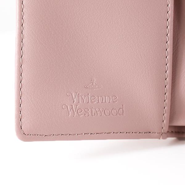 Vivienne Westwood 新品 ミニ財布 レター型 ピンク 折財布 Vivienne Westwood（ヴィヴィアンウエストウッド） 三つ折り財布 Small