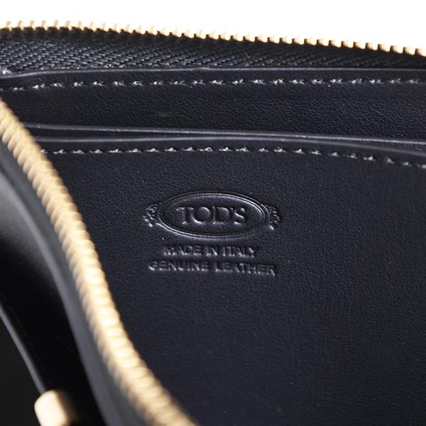 TOD'S トッズ カードケース Zip Wallet XAWDBMFI200ROR レディース コインケース レザー L字ファスナー ミニ財布の画像