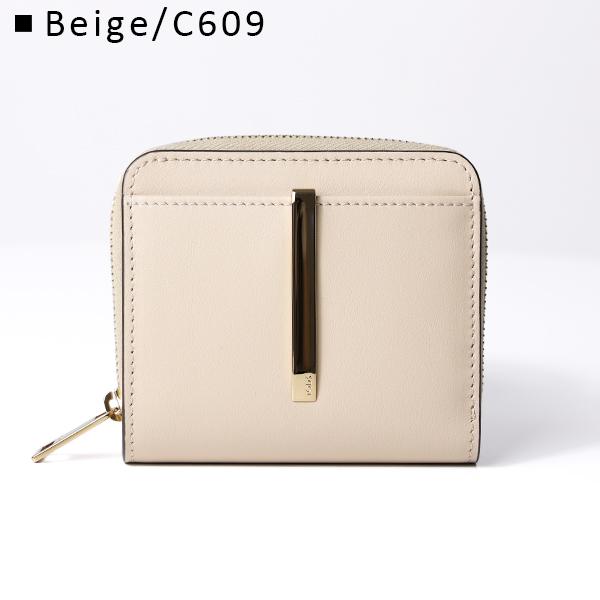 TOD'S トッズ 二つ折り財布 Bi-Fold Wallet XAWDBMAI200ROR レディース レザー ウォレット ミニ財布 小銭入れありの画像