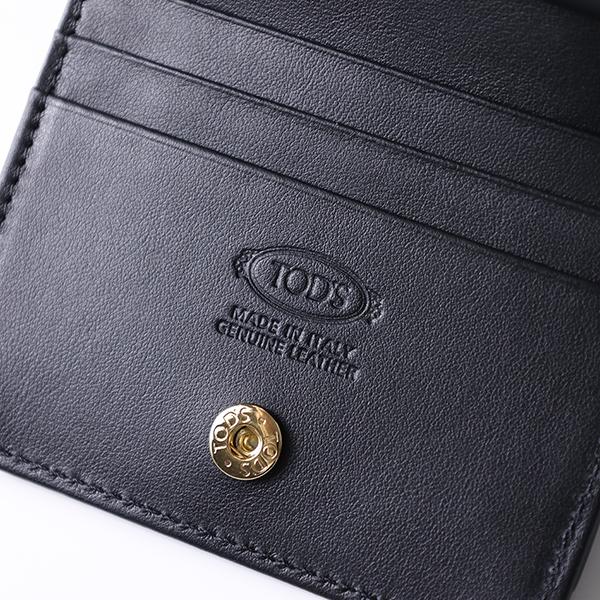 TOD'S トッズ 二つ折り財布 Bi-Fold Wallet XAWDBMAI200ROR レディース レザー ウォレット ミニ財布 小銭入れありの画像