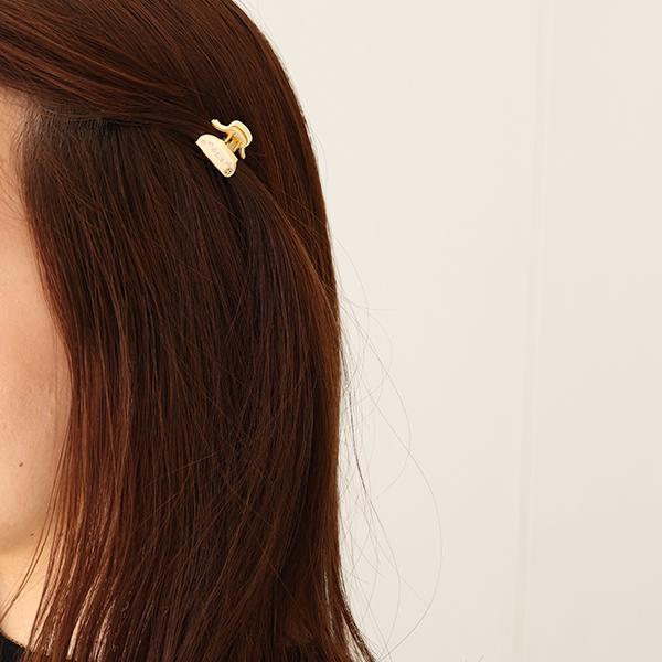 アレクサンドルドゥパリ　ヘアクリップ ヴァンドーム アイボリーカラー　新品未使用 ALEXANDRE DE PARIS（アレクサンドル ドゥ パリ） ヘアクリップ PINCE