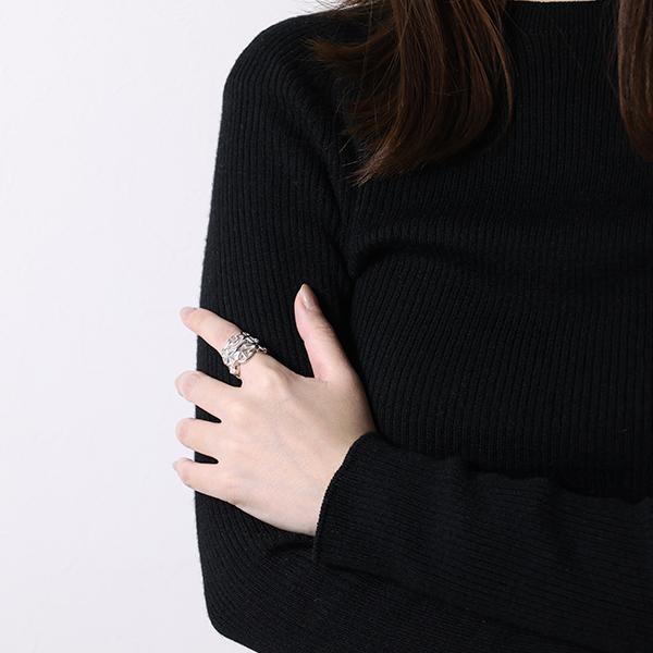 HERMES エルメス リング Chaine Dancre Enchainee Ring GM シェーヌダンクル アンシェネ GM H109506B レディース 指輪 シルバー925 silver925 アクセサリーの画像