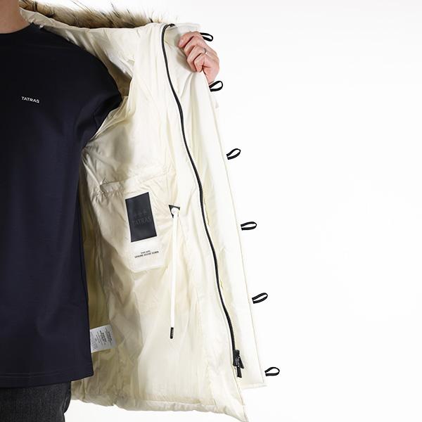 TATRAS タトラス ダウンジャケット FONDO Down Jacket フォンド MJXA0010013588 メンズ ナイロン フード付き ラクーンファー付き アウターの画像