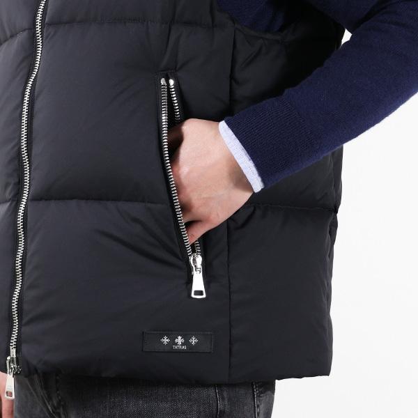 TATRAS タトラス ダウンベスト MELKO Down Vest メルコ MJXA0012013588 メンズ ナイロン フード付き ジレ ロゴパッチ アウターの画像