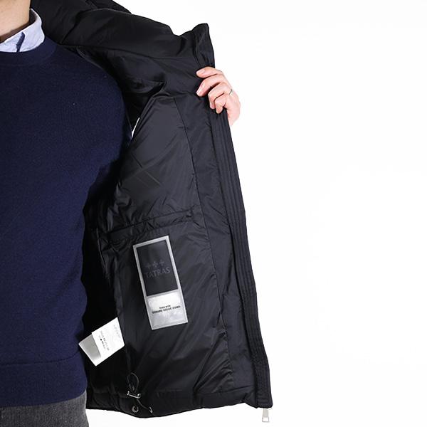 TATRAS タトラス ダウンベスト MELKO Down Vest メルコ MJXA0012013588 メンズ ナイロン フード付き ジレ ロゴパッチ アウターの画像